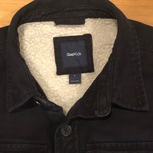 Gap Kids Sherpa Lined Shirt Jacket